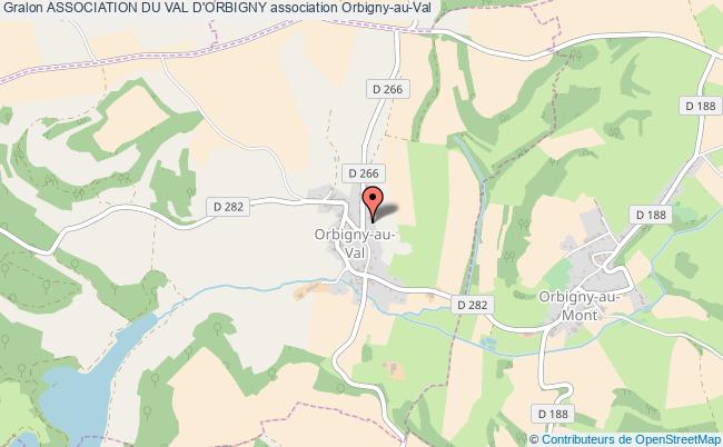plan association Association Du Val D'orbigny Orbigny-au-Val
