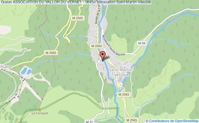 plan association Association Du Vallon Du Vernet - 06450 