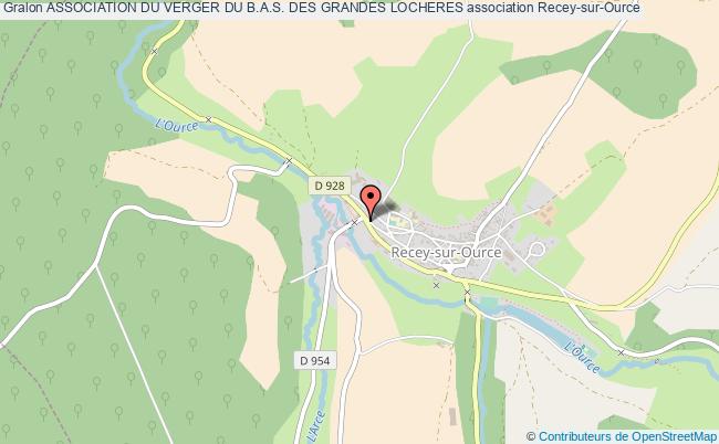 plan association Association Du Verger Du B.a.s. Des Grandes Locheres Recey-sur-Ource