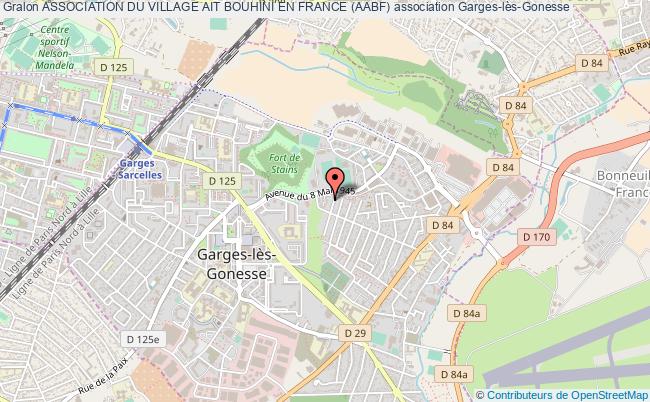plan association Association Du Village Ait Bouhini En France (aabf) Garges-lès-Gonesse