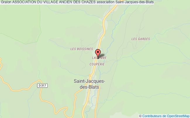 plan association Association Du Village Ancien Des Chazes Saint-Jacques-des-Blats