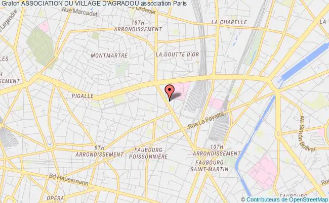 plan association Association Du Village D'agradou Paris