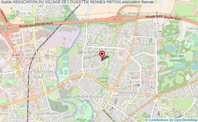 plan association Association Du Village De L'ouest De Rennes Patton Rennes