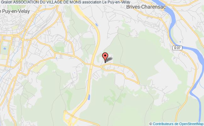 plan association Association Du Village De Mons Le    Puy-en-Velay