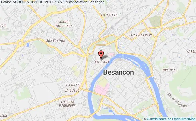plan association Association Du Vin Carabin Besançon