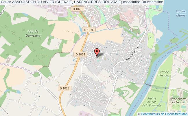 plan association Association Du Vivier (chÊnaie, Harencheres, Rouvraie) Bouchemaine