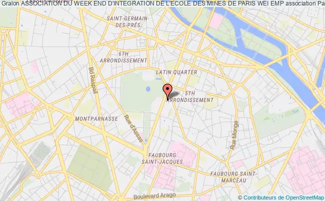 plan association Association Du Week End D'integration De L'ecole Des Mines De Paris Wei Emp Paris