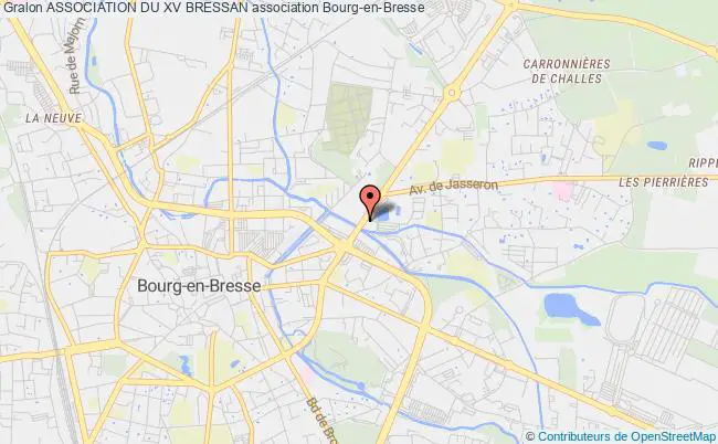 plan association Association Du Xv Bressan Bourg-en-Bresse
