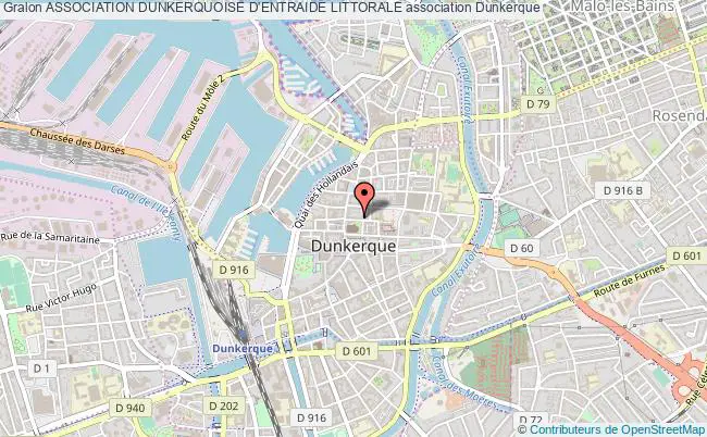plan association Association Dunkerquoise D'entraide Littorale Dunkerque