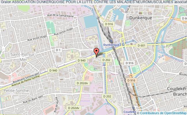 plan association Association Dunkerquoise Pour La Lutte Contre Les Maladies Neuromusculaires Dunkerque