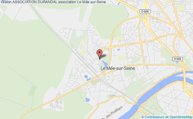 plan association Association Durandal Mée-sur-Seine