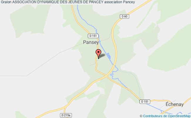 plan association Association Dynamique Des Jeunes De Pancey Pancey