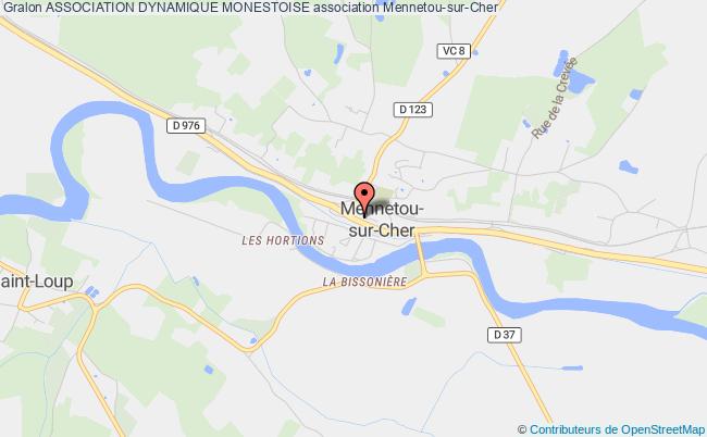 plan association Association Dynamique Monestoise Mennetou-sur-Cher