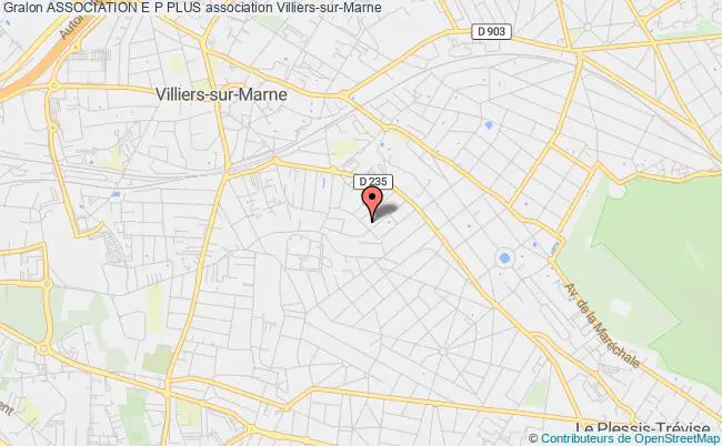 plan association Association E P Plus Villiers-sur-Marne