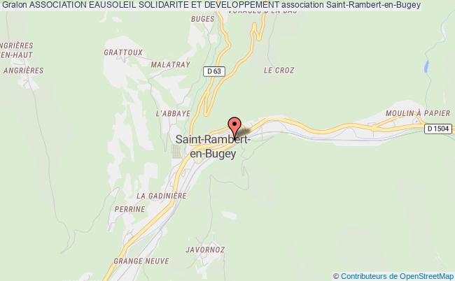 plan association Association Eausoleil Solidarite Et Developpement Saint-Rambert-en-Bugey