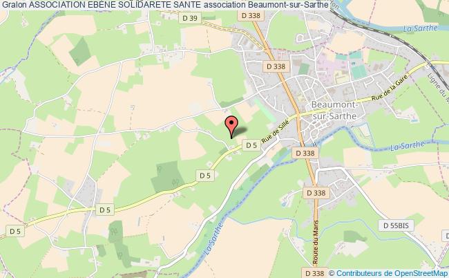 plan association Association EbÈne Solidarete Sante Beaumont-sur-Sarthe