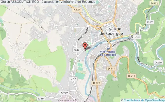 plan association Association Eco 12 Villefranche-de-Rouergue