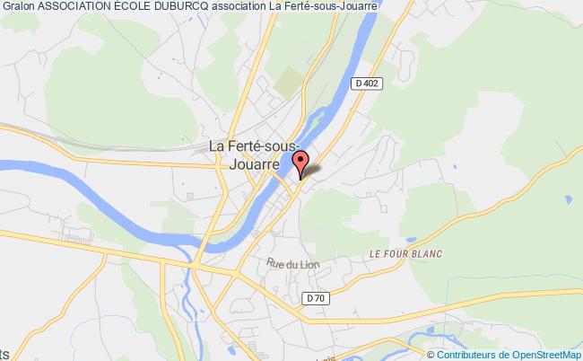 plan association Association École Duburcq La    Ferté-sous-Jouarre