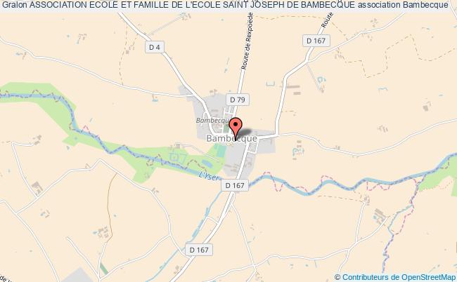 plan association Association Ecole Et Famille De L'ecole Saint Joseph De Bambecque Bambecque