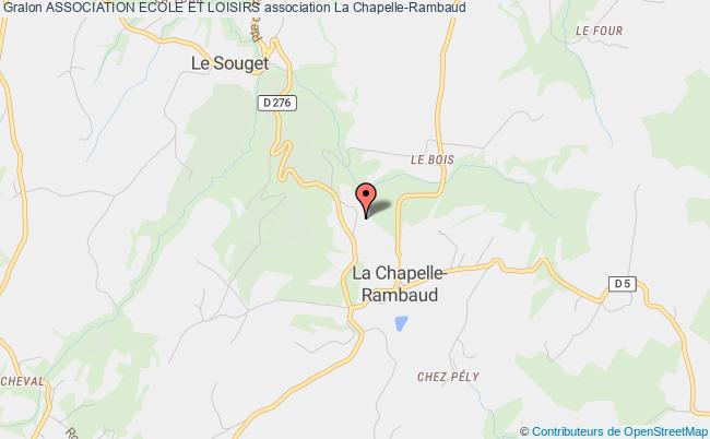 plan association Association Ecole Et Loisirs La    Chapelle-Rambaud