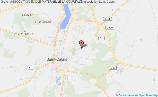 plan association Association Ecole Maternelle La Courtille Saint-Calais