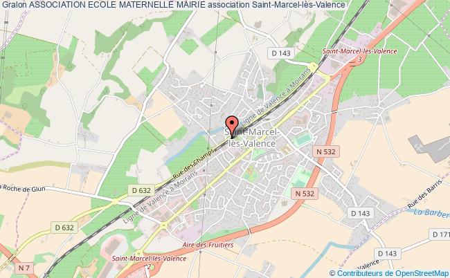 plan association Association Ecole Maternelle Mairie Saint-Marcel-lès-Valence