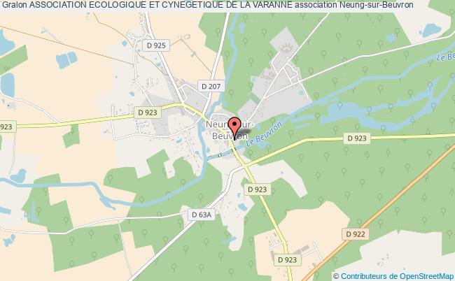 plan association Association Ecologique Et Cynegetique De La Varanne Neung-sur-Beuvron