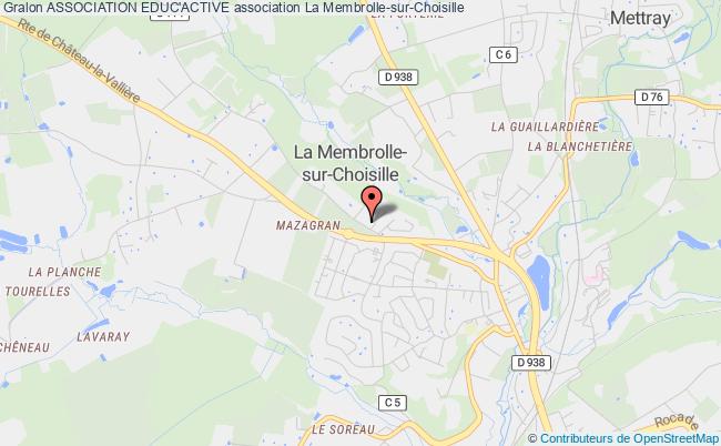 plan association Association Educ'active La Membrolle-sur-Choisille