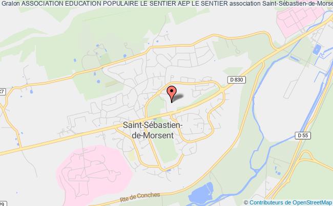 plan association Association Education Populaire Le Sentier Aep Le Sentier Saint-Sébastien-de-Morsent