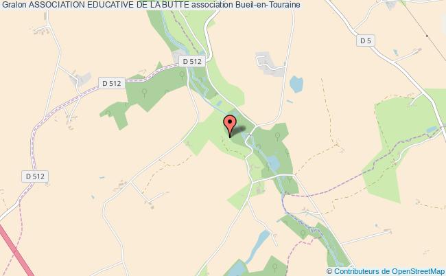 plan association Association Educative De La Butte Bueil-en-Touraine