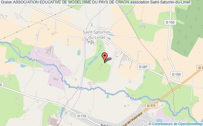plan association Association Educative De Modelisme Du Pays De Craon Saint-Saturnin-du-Limet