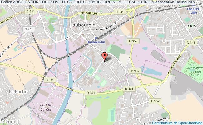 plan association Association Educative Des Jeunes D'haubourdin - A.e.j Haubourdin Haubourdin