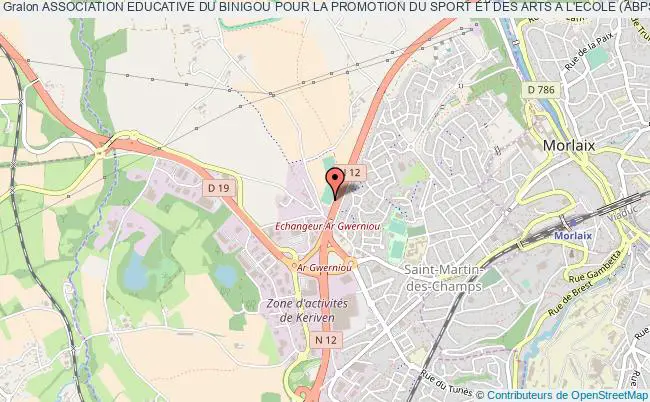 plan association Association Educative Du Binigou Pour La Promotion Du Sport Et Des Arts A L'ecole (abpsa) Saint-Martin-des-Champs