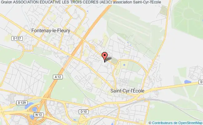 plan association Association Educative Les Trois Cedres (ae3c) Saint-Cyr-l'École