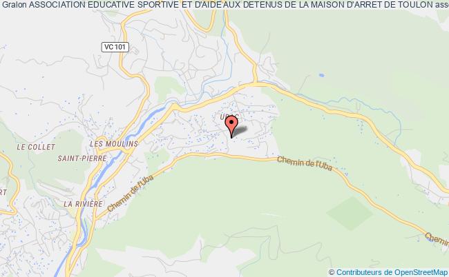 plan association Association Educative Sportive Et D'aide Aux Detenus De La Maison D'arret De Toulon Toulon