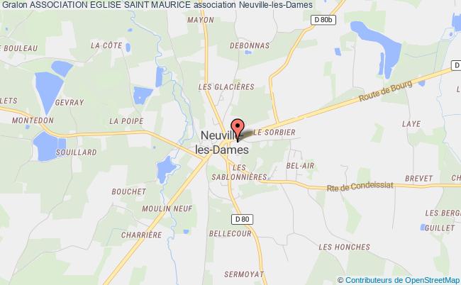plan association Association Eglise Saint Maurice Neuville-les-Dames