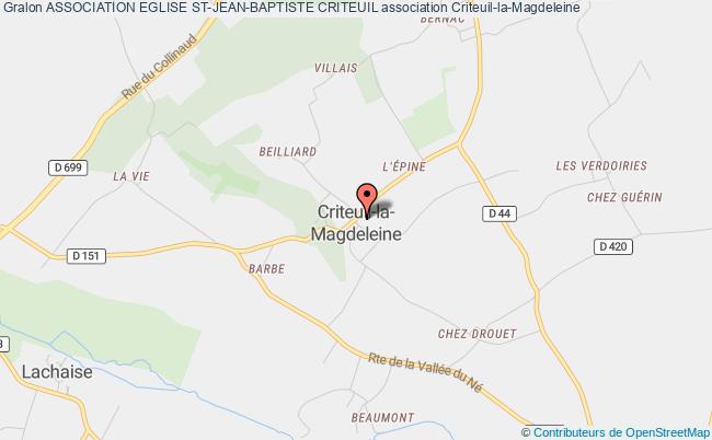 plan association Association Eglise St-jean-baptiste Criteuil Criteuil-la-Magdeleine