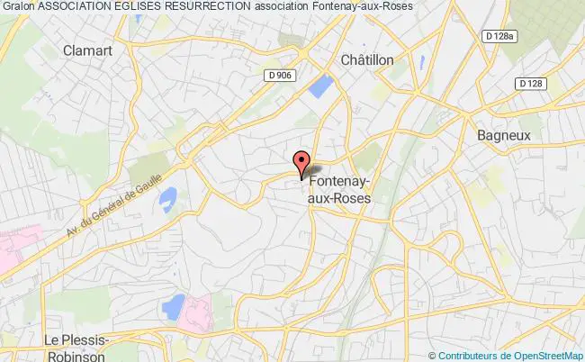 plan association Association Eglises Resurrection Fontenay-aux-Roses