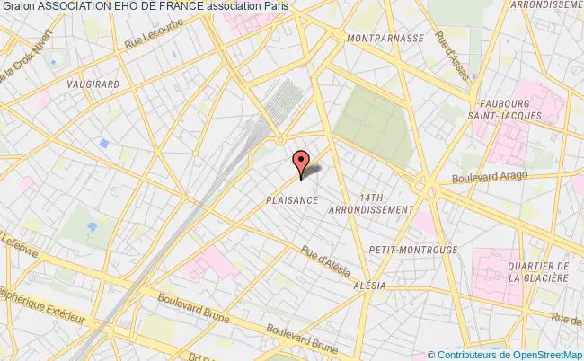 plan association Association Eho De France Paris