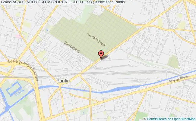 plan association Association Ekota Sporting Club ( Esc ) Pantin