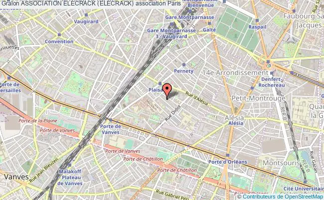 plan association Association Elecrack (elecrack) Paris