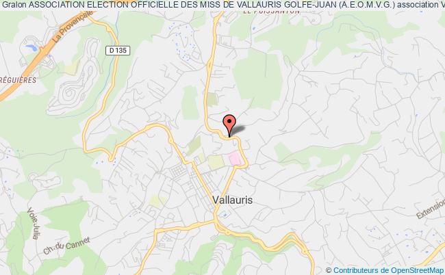 plan association Association Election Officielle Des Miss De Vallauris Golfe-juan (a.e.o.m.v.g.) Vallauris