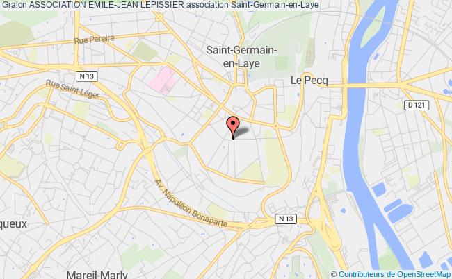 plan association Association Emile-jean Lepissier Saint-Germain-en-Laye