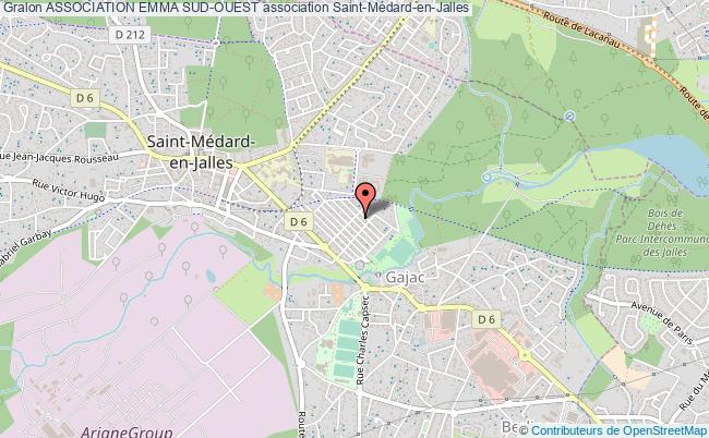 plan association Association Emma Sud-ouest Saint-Médard-en-Jalles