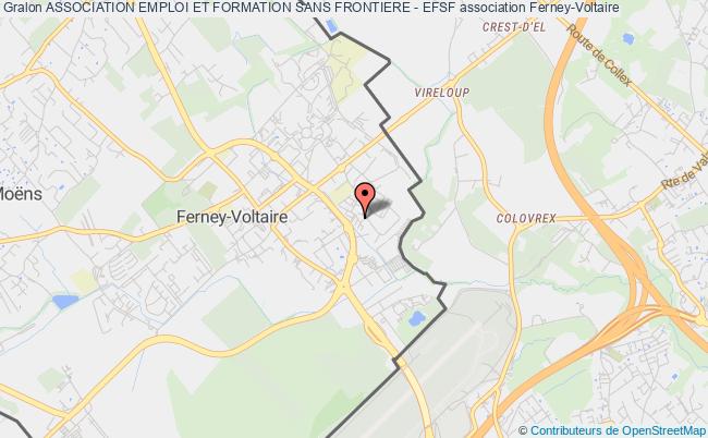 plan association Association Emploi Et Formation Sans Frontiere - Efsf Ferney-Voltaire