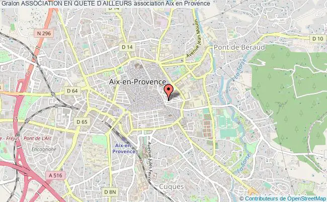 plan association Association En Quete D Ailleurs Aix-en-Provence
