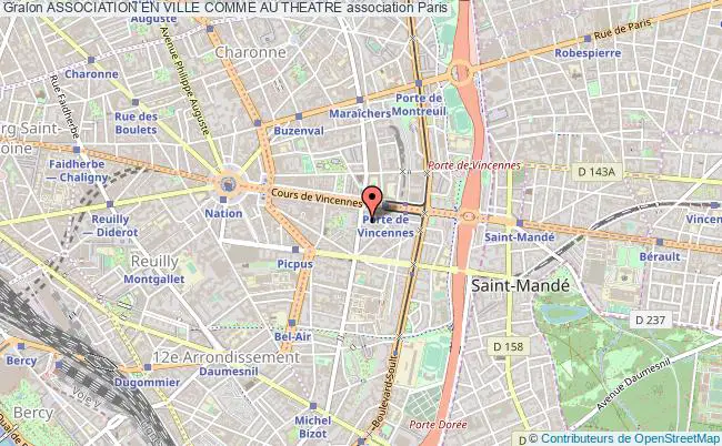plan association Association En Ville Comme Au Theatre Paris
