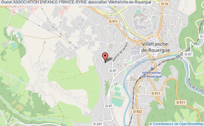 plan association Association Enfance France-syrie Villefranche-de-Rouergue