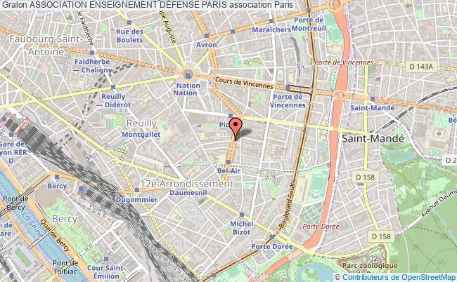 plan association Association Enseignement DÉfense Paris Paris