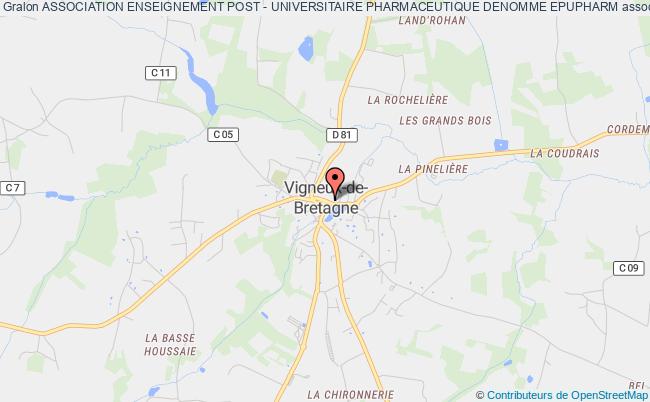 plan association Association Enseignement Post - Universitaire Pharmaceutique Denomme Epupharm Vigneux-de-Bretagne